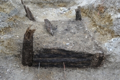 Quadratischer Brunnenkasten spätantiker Zeitstellung